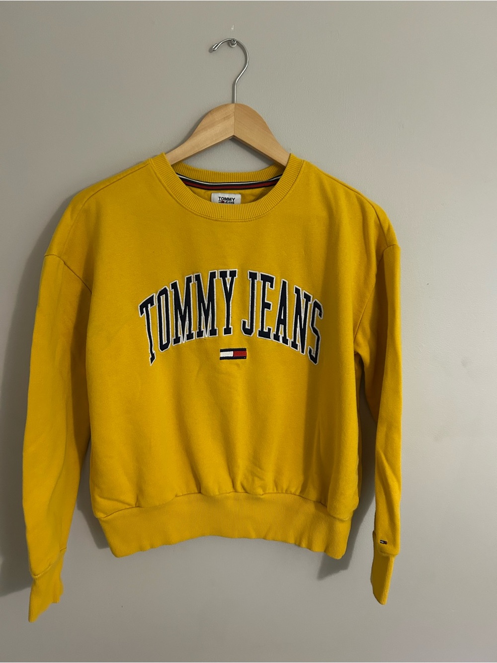 Tommy Hilfiger Yellow Tommy Jeans Crewneck Sweatshirt